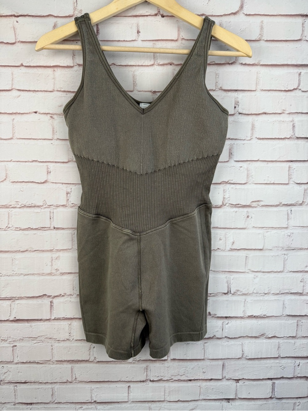 JoyLab Olive Mesh Bodysuit